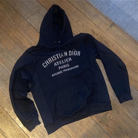 brown dior crewneck|dior men's hoodie.